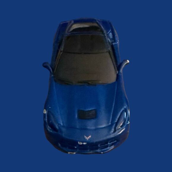 2014 Corvette Stingray Maisto Blue Fresh Metal Speed & Sport Diecast Car - Picture 4 of 7